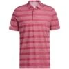 Adidas Two Color Stripe Polo 1 Adidas Two Color Stripe Polo -Golf Equipment Shop adidas 2022 two color stripe polo almost pink legacy burgundy itempicture