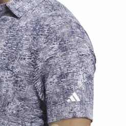 Adidas Aerial Jacquard Polo 13 Adidas Aerial Jacquard Polo -Golf Equipment Shop adidas 2023 aerial jacquard polo grey three detail1 itempicture