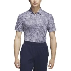 Adidas Aerial Jacquard Polo 10 Adidas Aerial Jacquard Polo -Golf Equipment Shop adidas 2023 aerial jacquard polo grey three itempicture