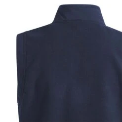 Adidas Boys Fleece Layering Vest -Golf Equipment Shop adidas 2023 boys fleece layering vest collegiate navy detail1 itempicture