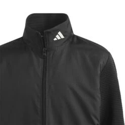 Adidas Boys Winter Jacket -Golf Equipment Shop adidas 2023 boys winter jacket black collar detail itempicture