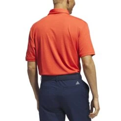 Adidas Core Color Block Polo -Golf Equipment Shop adidas 2023 core color block polo bright red back itempicture