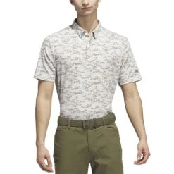 Adidas Go To Printed Polo -Golf Equipment Shop adidas 2023 go to printed polo white itempicture