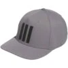 Adidas Tour 3-Stripe Hat -Golf Equipment Shop adidas 2023 tour 3 stripe hat grey three itempicture