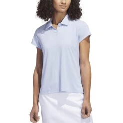 Adidas 2023 Women's Go-To Heathered Polo 9 Adidas 2023 Women's Go-To Heathered Polo -Golf Equipment Shop adidas 23 womens go to heathered polo blue dawn itempicture