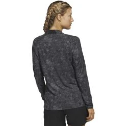 Adidas 2023 Women's Ultimate365 Tour Long Sleeve -Golf Equipment Shop adidas 23 womens ultimate365 tour long sleeve black back itempicture