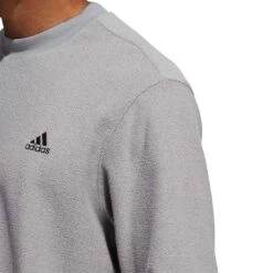 Adidas Core Crewneck Sweatshirt -Golf Equipment Shop adidas fw22 core crewneck sweatshirt grey three detail itempicture