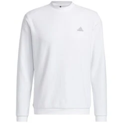 Adidas Core Crewneck Sweatshirt -Golf Equipment Shop adidas fw22 core crewneck sweatshirt white hero itempicture