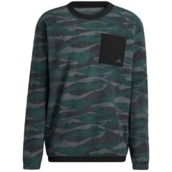 Adidas Texture Print Crewneck 10 Adidas Texture Print Crewneck -Golf Equipment Shop adidas fw22 texture print crewneck black grey six hero itempicture
