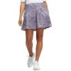 Adidas Women's 16 Inch Printed Frill Skort 2 Adidas Women's 16 Inch Printed Frill Skort -Golf Equipment Shop adidas fw22 womens 16 inch printed frill skort bliss lilac front itempicture