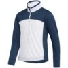 Adidas Girls Colorblock Pullover -Golf Equipment Shop adidas girls colorblock pullover crew navy front itempicture