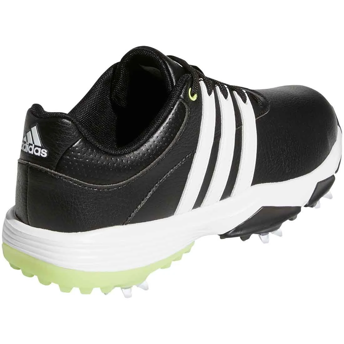 Adidas Juniors Tour360 Infinity Golf Shoes Black/White/Pulse Lime 6 Adidas Juniors Tour360 Infinity Golf Shoes Black/White/Pulse Lime - Image 4