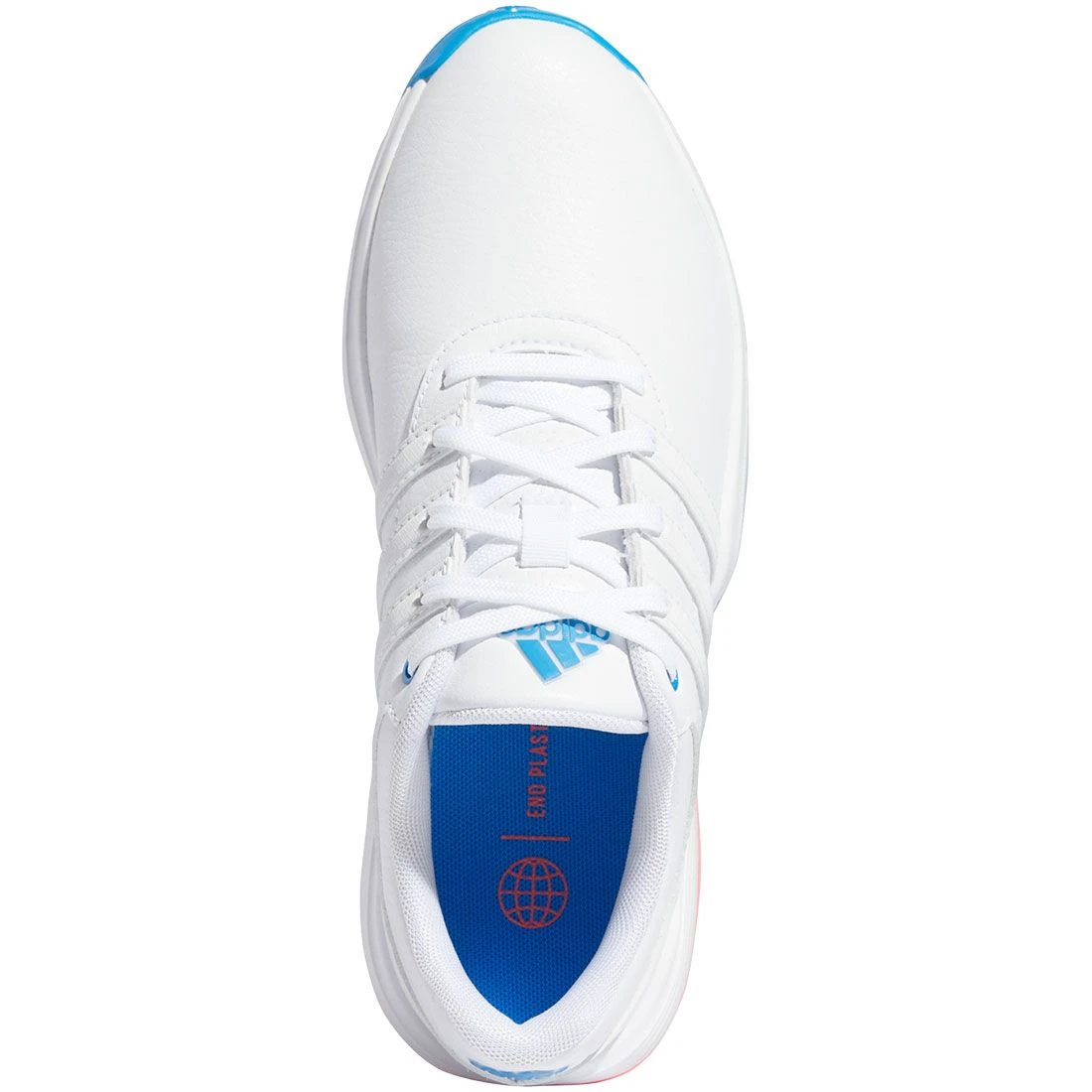 Adidas Juniors Tour360 Infinity Golf Shoes White/Iron/Blue Rush 7 Adidas Juniors Tour360 Infinity Golf Shoes White/Iron/Blue Rush - Image 5