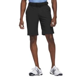 Adidas Ultimate365 10 Inch Shorts -Golf Equipment Shop adidas s23 ultimate365 10 inch shorts black front itempicture