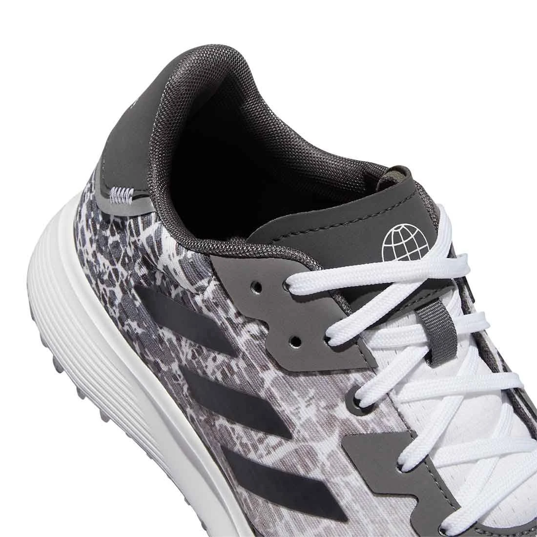 Adidas S2G Spikeless Golf Shoes White/Grey Three/Grey Two 8 Adidas S2G Spikeless Golf Shoes White/Grey Three/Grey Two - Image 6