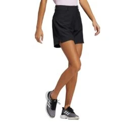 Adidas Women's 5 Inch Solid Shorts -Golf Equipment Shop adidas ss21 womens 5 inch solid shorts black model