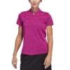 Adidas Women's Jacquard Polo -Golf Equipment Shop adidas ss23 womens jacquard polo lucid fuchsia itempicture