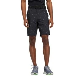 Adidas Ultimate365 Allover Print Shorts -Golf Equipment Shop adidas ultimate365 allover print shorts black itempicture