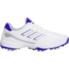 Adidas ZG23 Golf Shoes White/Lucid Blue -Golf Equipment Shop adidas zg23 golf shoes white lucid blue gw1179 profile itempicture
