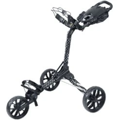 BagBoy Nitron LTD Auto-Open Push Cart -Golf Equipment Shop bayboy 2023 nitron push cart black white stars itempicture
