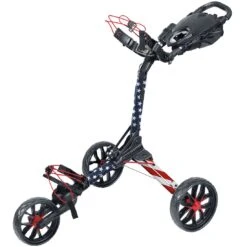 BagBoy Nitron LTD Auto-Open Push Cart -Golf Equipment Shop bayboy 2023 nitron push cart usa flag itempicture