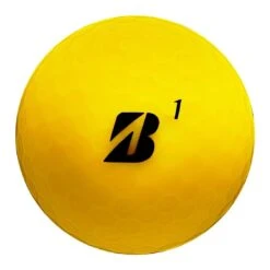 Bridgestone E12 Contact Matte Yellow Personalized Golf Balls -Golf Equipment Shop bridgestone 2023 e12 contact matte yellow golf balls front itempicture 1