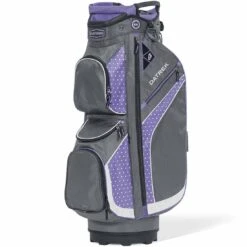 Datrek DG Lite II Cart Bag -Golf Equipment Shop datrek dg lite ii cart bag charcoal lavender white dots itempicture
