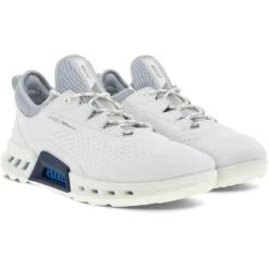 Ecco BIOM C4 Golf Shoes White/Grey -Golf Equipment Shop ecco biom c4 golf shoes white silver pair itempicture