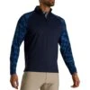 FootJoy Camo Color Block Midlayer 2 FootJoy Camo Color Block Midlayer -Golf Equipment Shop footjoy camo color block midlayer navy itempicture