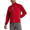FootJoy HydroTour Rain Jacket -Golf Equipment Shop footjoy hydrotour rain jacket red tonal front itempicture