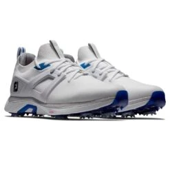 FootJoy HyperFlex Golf Shoes White/Blue -Golf Equipment Shop footjoy hyperflex golf shoes white blue 51118 pair itempicture