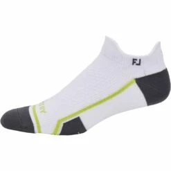 FootJoy Tech D.R.Y. Roll Tab Socks -Golf Equipment Shop footjoy tech dry roll tab socks white itempicture
