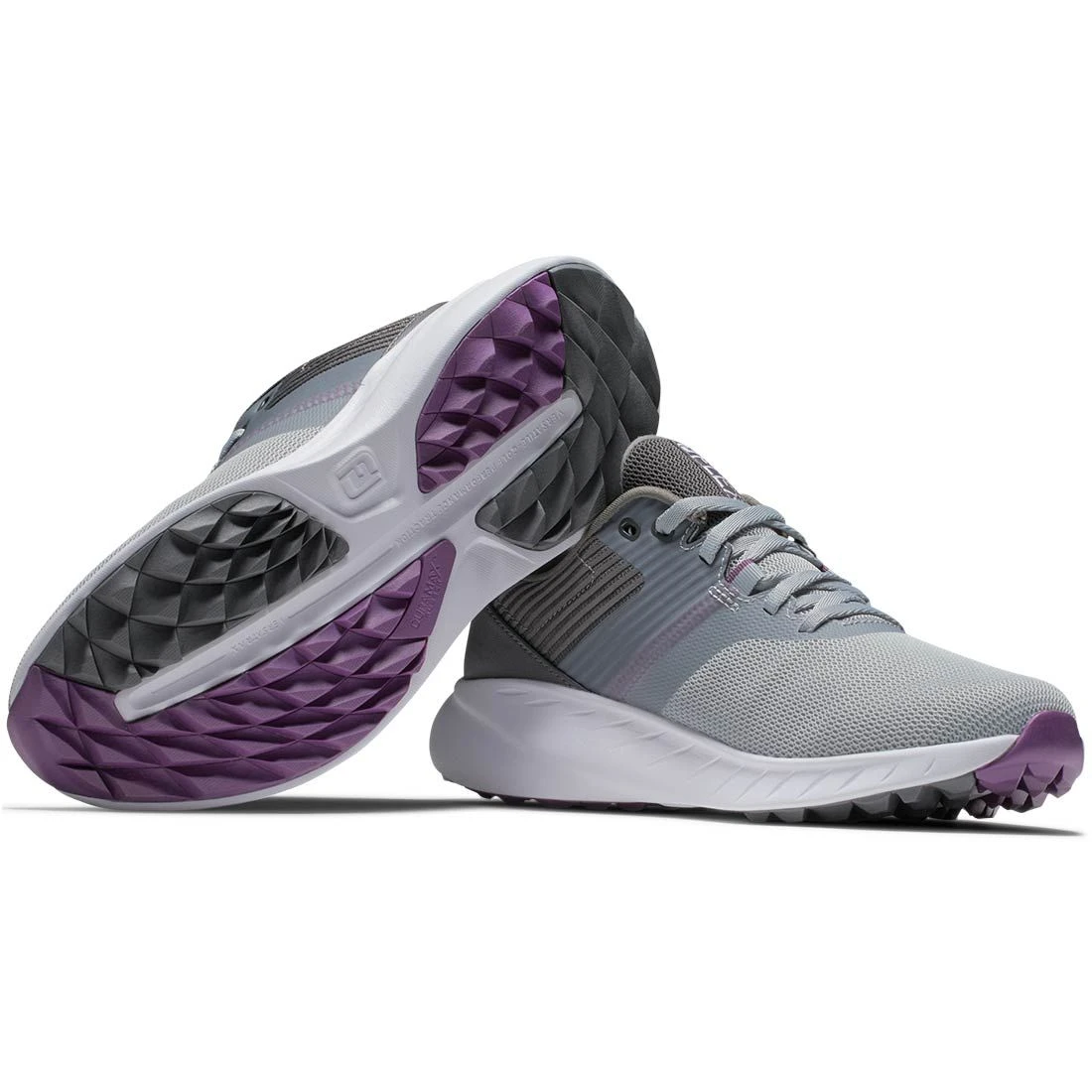 FootJoy Women's Flex Golf Shoes Grey/Charcoal 7 FootJoy Women's Flex Golf Shoes Grey/Charcoal - Image 5