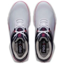 FootJoy Women's Pro SL Sport Golf Shoes White/Navy/Pink -Golf Equipment Shop footjoy womens pro sl sport golf shoes white navy pink 98147 top itempicture