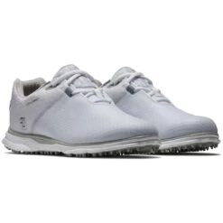 FootJoy Women's Pro SL Sport Golf Shoes White/White -Golf Equipment Shop footjoy womens pro sl sport golf shoes white white 98144 pair itempicture