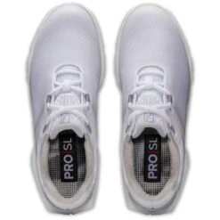 FootJoy Women's Pro SL Sport Golf Shoes White/White -Golf Equipment Shop footjoy womens pro sl sport golf shoes white white 98144 top itempicture