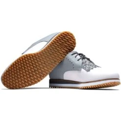FootJoy Women's Sport Retro Golf Shoes White/Light Grey 12 FootJoy Women's Sport Retro Golf Shoes White/Light Grey -Golf Equipment Shop footjoy womens sport retro golf shoes white light grey beauty itempicture
