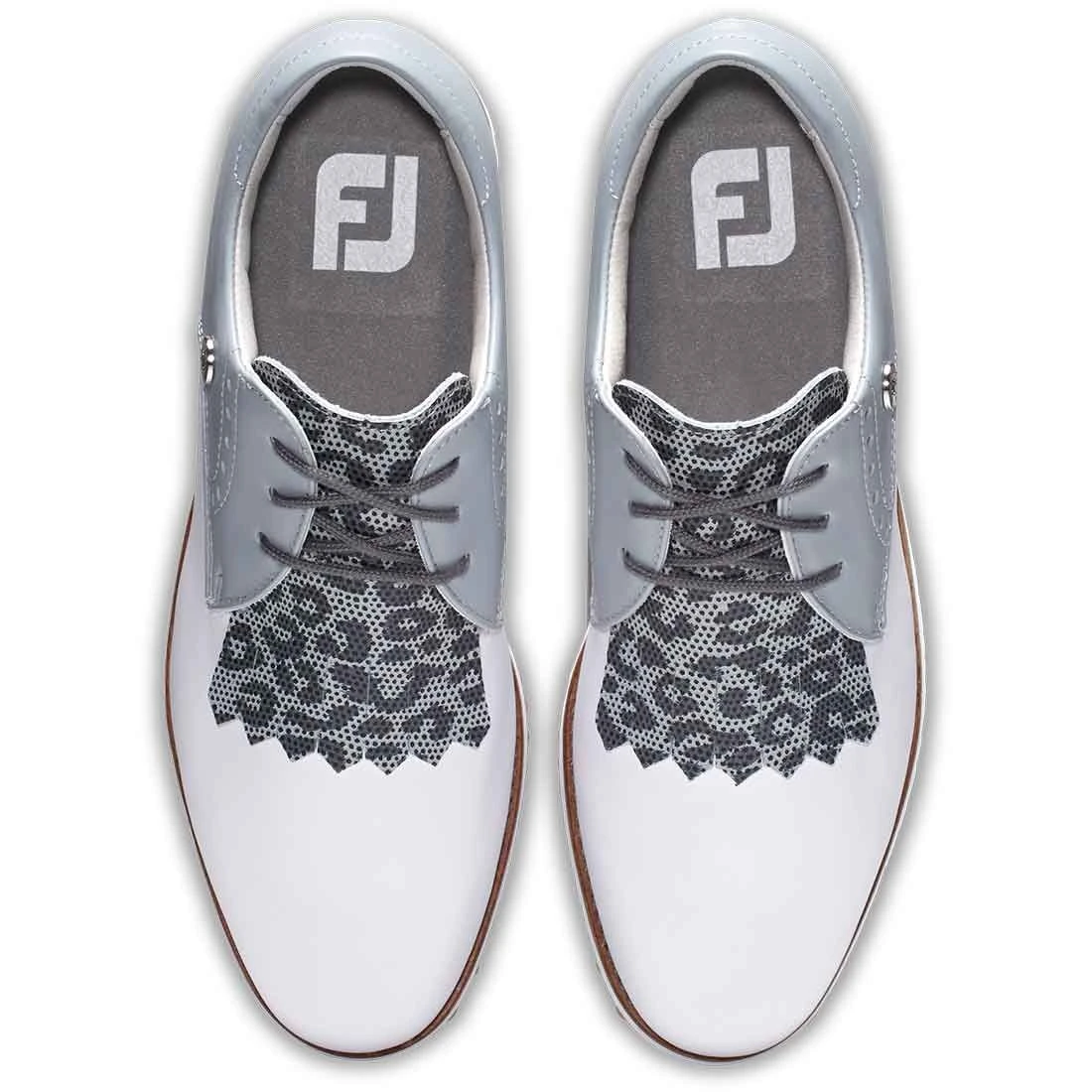 FootJoy Women's Sport Retro Golf Shoes White/Light Grey 8 FootJoy Women's Sport Retro Golf Shoes White/Light Grey - Image 6