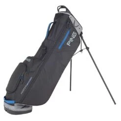 Ping 2022 Hoofer Craz-E Lite Stand Bag 12 Ping 2022 Hoofer Craz-E Lite Stand Bag -Golf Equipment Shop golf bag ping 2020 hoofer craz e lite stand bag black grey blue itempicture