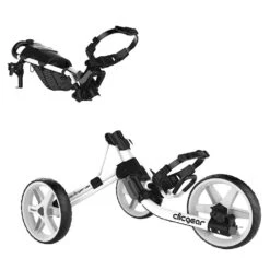 Clicgear 4.0 Push Cart -Golf Equipment Shop golf cart clicgear 4.0 push cart white itempicture