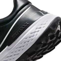 Nike Infinity Pro 2 Golf Shoes Dark Smoke Grey/White/Black/Igloo -Golf Equipment Shop nike infinity pro 2 golf shoes dark smoke grey white black igloo heel detail itempicture