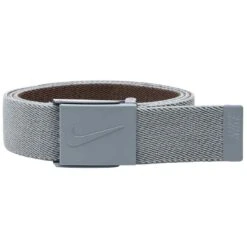 Nike Reversible Stretch Web Belt -Golf Equipment Shop nike reversible stretch web belt grey itempicture