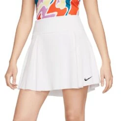 Nike Women's Dri-FIT Advantage Club Skirt -Golf Equipment Shop nike womens dri fit advantage club skirt white front itempicture