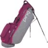 Ping 2020 Women's Hoofer Lite Stand Bag -Golf Equipment Shop ping 2020 womens hoofer lite stand bag grey garnet magenta itempicture