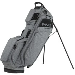 Ping Hoofer 14-Way Stand Bag -Golf Equipment Shop ping 2023 hoofer 14 way stand bag heather grey black itempicture