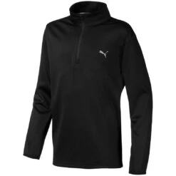 Puma Boys Quarter Zip Pullover 5 Puma Boys Quarter Zip Pullover -Golf Equipment Shop puma 2021 boys quarter zip pullover black itempicture