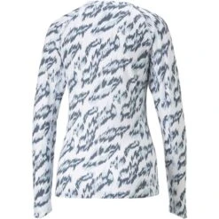 Puma Women's YOU-V Animal Crew -Golf Equipment Shop puma 2023 womens you v animal crew bright white lucite back itempicture