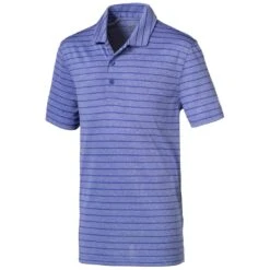 Puma Boys Rotation Stripe Polo -Golf Equipment Shop puma boys rotation stripe polo dazzling blue
