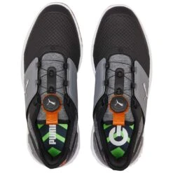 Puma Ignite Elevate Disc Golf Shoes Black/Quiet Shade/Gum 11 Puma Ignite Elevate Disc Golf Shoes Black/Quiet Shade/Gum -Golf Equipment Shop puma ignite elevate disc golf black quiet shade gum 376080 07 top itempicture