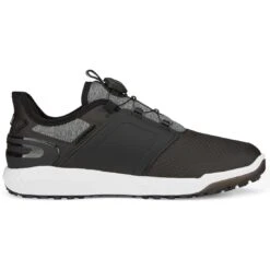 Puma Ignite Elevate Disc Golf Shoes Black/Silver -Golf Equipment Shop puma ignite elevate disc golf shoes black silver 376080 02 profile2 itempicture